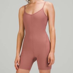 Lululemon Ribbed Contoured Yoga Unitard 6" Length